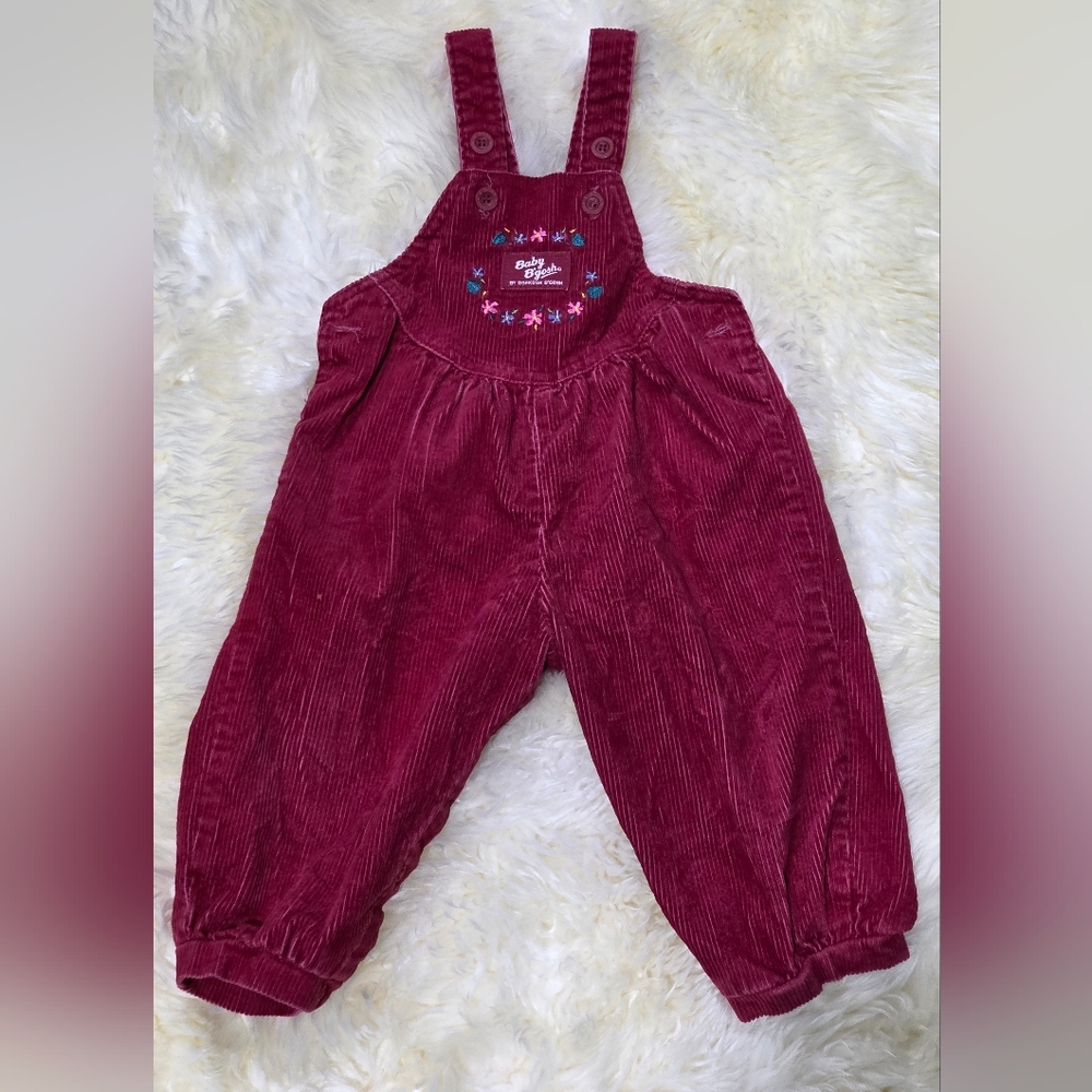 OshKosh B'gosh Corduroy Overalls - Deep Red